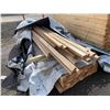 Image 1 : Pallet Lot Solid Hemlock 2 x 3 x 8-10 Ft double groove brick moulding approx. 125 pcs.