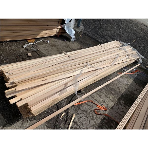 Pallet Lot of 7/8 x 14 ft Moulding - approx 125 pcs
