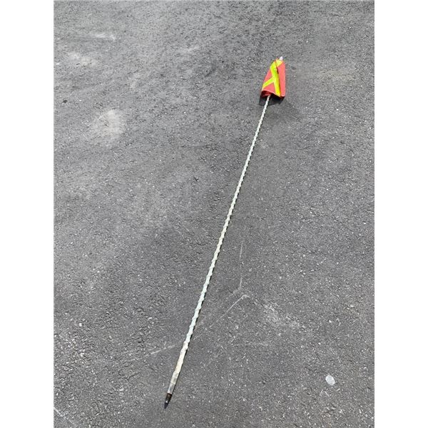 Lot of one -LED Spiral Truck Safety Whip with Beacon - 6FT