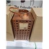 Image 2 : Paradise Copper Finish Rattan Style Lanterns x3