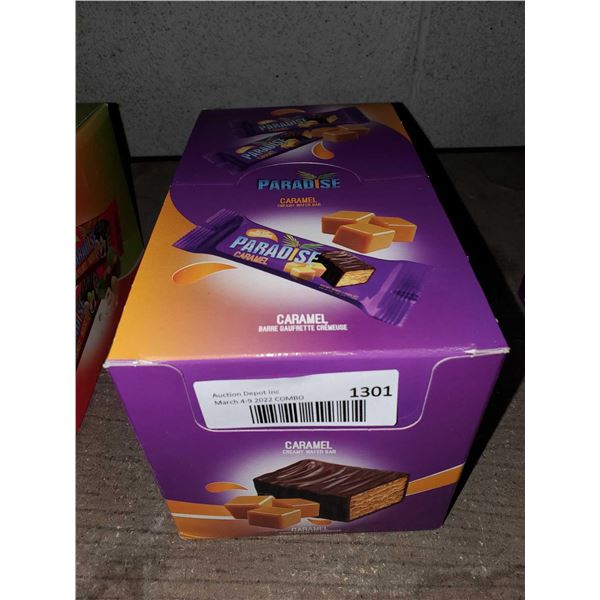 Paradise Caramel Chocolate Covered Wafer Bars 20x60g