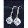 Image 2 : Ladies Tiffany Styled Solitaire Dangle Earring Set
