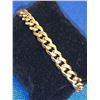 Image 2 : Heavy Cubana Style 14K GP Bracelet 9 Inch 16.2 Grams weight - unisex