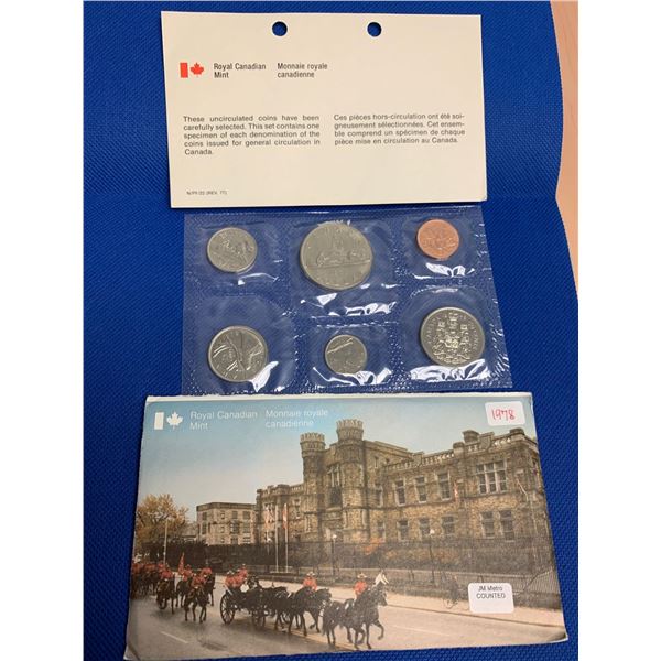 Royal Canadian Mint 1978 Proof Sealed Coin Set with envelope and certificate