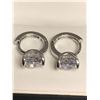 Image 2 : Ladies Bezel Set 1.0 Carat Brilliant Cut Solitaire Earring Set