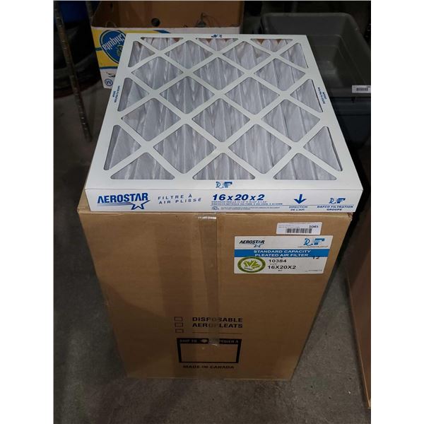 AerostarÊModel 10384 - Standard CapacityÊPleated Air Filters 16x20x2 - Lot of 12