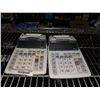 Image 1 : Lot of 2 Sharp EL-1701V Accounting Calculators