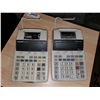 Image 2 : Lot of 2 Sharp EL-1701V Accounting Calculators