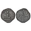 Indo-Scythians, copper half unit of Azes (c.45-12BC), ISCH 107.11, 8.74g.