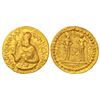 Kushan, gold ¼ dinar of Huvishka (c.160-190 AD), MK 166, 1.97g. Extremely fine & Exceedingly rare.