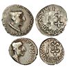 Western Kshatrapas, Kshaharata house, Nahapana (c.33-78 AD), silver drachm (2), 2.28g and 2.25g.