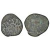 Mathura, 'Datta' group of rulers, alloyed copper coin of Purushadatta, PAIC 1271, 5.46g.