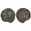 Gupta Empire - copper coin of Ramagupta (c.375-385 AD), S Kumar Class A, 0.29g.