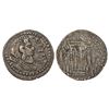 Hunnic coinage - Nezak Huns or Turk Shahis, Kabulistan series, billon drachm, 2.97g.