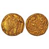 Western Gangas (10th-11th century AD), gold gajapati pagoda, MCSI-I 192-193, 3.78g.