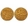 Akbar (1556-1605 AD), gold mohur, Dar ul-Khilafat Agra mint, AH 978, KM 106.1, 10.88g.