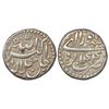 Akbar (1556-1605 AD), silver rupee, Agra mint, Shahrewar 44, 11.38g, decorative floriated fields.