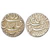 Akbar (1556-1605 AD), silver rupee, 11.37g, Allahabad, 'Hamisha' couplet,rebellion issue of Jahangir