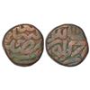 Akbar (1556-1605 AD), copper ½ dam, Gorakpur mint, Liddle Akbar C15, 9.80g.