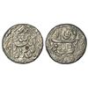 Akbar (1556-1605 AD), silver ½ rupee, Lahore mint, Di 49, KM 67.1, 5.60g,