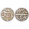 Image 1 : Akbar (1556-1605 AD), silver rupee, Srinagar mint, Mihr 48, KM 93.15, 11.38g.