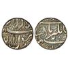 Image 1 : Jahangir (1605-1627 AD), silver rupee, Ahmadnagar mint (off flan), KM 141.1, 11.29g.