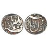 Image 1 : Jahangir (1605-1627 AD), silver ¼ rupee, Ahmadnagar mint, fully visible, ND/RY, KM 132.3, 2.75g.