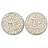 Image 1 : Jahangir with the name of Noor Jahan (1623-1627 AD), silver rupee, 'Sad Zewar', AH 1034/RY 20,