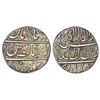 Image 1 : Shah Jahan (1628-1658 AD), silver rupee, Golkunda mint, ND both side crude calligraphy, KM 223.1.