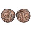 Gond kingdom of Devgarh - copper 1/3 unit of Kok Shah, son of Jatba I (c.1620-1630 AD), 4.56g.