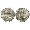 Maratha Confederacy, silver rupee, Chinchwad mint (off flan), in the name of Shah Ali Gauhar, RY 13