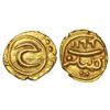 Mysore, Tipu Sultan (1782-1799 AD), gold fanam, Kalikut mint, AM 1199, KM 78, 0.36g.