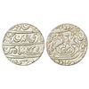 Awadh, Ghazi ud-Din Haidar (1819-1827 AD), silver rupee, Lakhnau mint, AH 1235/RY Ahd, 10.97g.