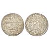 Awadh, Wajid Ali Shah (1847-1856 AD), silver rupee, Lakhnau mint, AH 1263/RY Ahd, broad flan