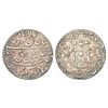 Awadh, Wajid Ali Shah (1847-1856 AD), silver rupee, Lakhnau mint, AH 1267/RY 5, KM 365.3, 11.14g.