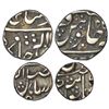 Gwalior, Madho Rao (1886-1925 AD), silver coins (2), ¼ rupee, RY 55, 2.79g & 1/8 rupee, RY 5x, 1.42g