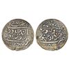 Image 1 : Radhanpur, Zorawar Khan (1825-1874 AD), silver 8 annas, Radhanpur, AD 1870/AH 1287, KM 10, 5.75g.