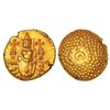 Indo-French, Gold Pagoda of the 'single Swami' type, struck during (1745-1775 AD), KM 139, 3.39g.