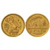 Madras Presidency, Soho mint, gold gilt proof cash, AD 1803, Stevens EIC 5.150, PR 214, 0.62g.