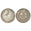 William IV, silver ¼ rupee, 1835, Calcutta mint, 'R.S.' incused, 20 berries, PR 85, 2.93g.
