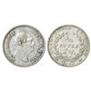 William IV, silver ¼ rupee, 1835, Calcutta mint, 'F' incused, 20 berries, PR 88, GK 55, 2.86g.