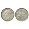 Victoria Queen, continuous legend, silver ¼ rupee, 1840, Madras mint, 20 berries, GK 128, 2.92g.