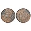 East India Company, copper ½ anna, 1835, Madras mint, 20 berries, 30.70mm, PR 133, 12.98g.