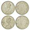 Victoria Empress, silver rupee (2), Bombay mint, 1x 1887 & 1x 1891. (2 coins)