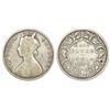 Victoria Empress, silver ½ rupee, 1885, Bombay mint, A/II, 'B' raised, mule, unlisted in PR, 5.61g.