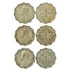 George V, cupro-nickel 1 anna (3), 2x Bombay mint, 1x Calcutta mint. (3 coins)