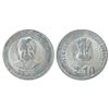 2015, Lala Lajpatrai, 10 rupees, Kolkata mint, struck on steel 2 rupees die, off metal strike, 4.87g