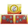 2002, Sant Tukaram, UNC set of 4 coins, 100 rupees, 50 rupees, 10 rupees and 2 rupees, Kolkata