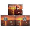 Image 1 : 2013, 150th Birth Anniversary of Swami Vivekananda, UNC set of 2 coins, 150 rupees and 5 rupees