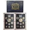 1973, Grow More Food, Proof set of 9 coins, Bombay mint, RB 36, in original mint packing